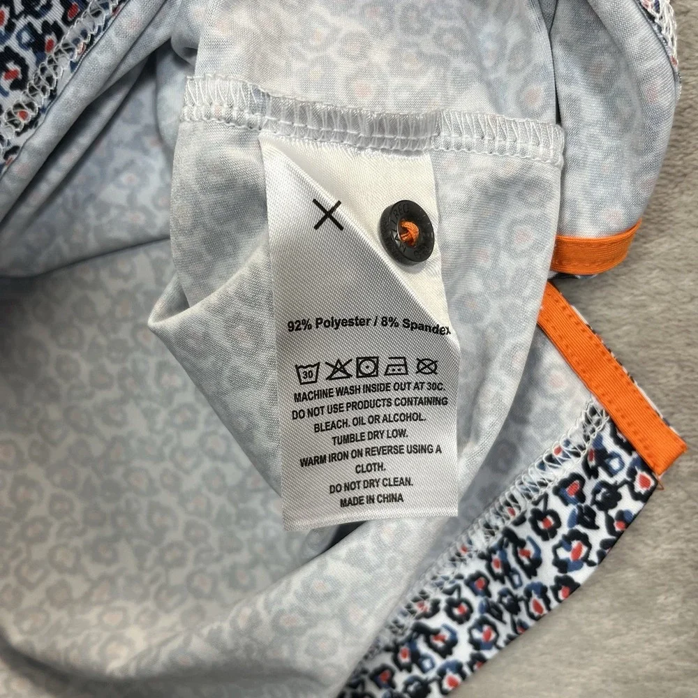 Maelreg‎ Performance Polo Shirt Men's M All Over Print NEW